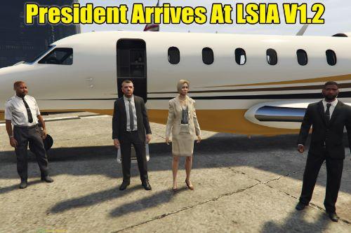 President Arrives at LSIA (Menyoo)